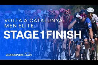 🎥 Samenvatting etappe 1 Ronde van Catalonië 2024: Pogacar kan net niet openen met zege