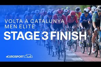 🎥 Samenvatting etappe 3 Ronde van Catalonië 2024: Pogacar rijdt zich andermaal warm op ijskoude top