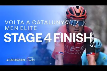 🎥 Samenvatting etappe 4 Ronde van Catalonië 2024: Van den Berg sprint door pijngrens naar eerste zege in zes maanden