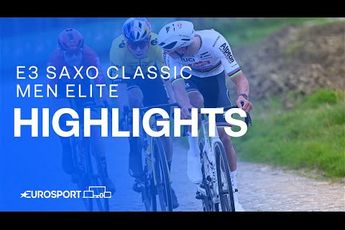 🎥 Summary E3 Saxo Classic: Highly anticipated duel turns into Van der Poel winning with strong solo, following crash Van Aert