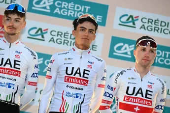 Fisher-Black maakt UAE-feest in Asturië compleet met hattrick, Del Toro viert zijn eerste eindzege als prof