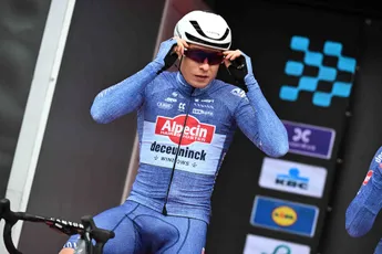Philipsen in zijn nopjes na zege en vlekkeloze lead-out: 'Heel blij met hoe het gaat'