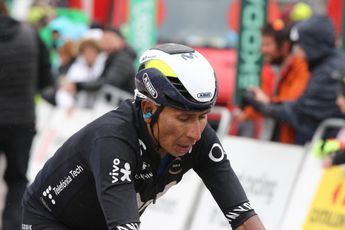 Quintana verbijt de pijn en bevestigt deelname aan Giro: 'Het leven heeft me geleerd om op te staan en door te gaan'