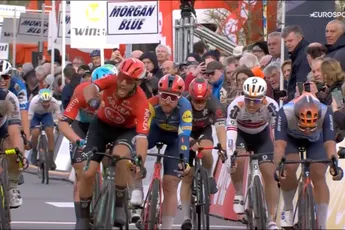 Groenewegen moet het hoofd buigen voor Mozzato in Bredene-Koksijde Classic: 'Kwam in de vierde groep terecht'