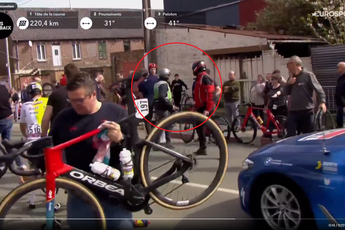 🎥 Milan furious at photographer after early fall (and DNF) in Paris-Roubaix, Rex crashes twice