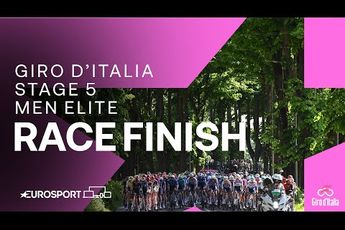 🎥 Samenvatting etappe 5 Giro d'Italia 2024: peloton laat zich verschalken door kopgroep, Thomas gevierde man