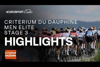 🎥 Summary of Stage 3 Critérium du Dauphiné 2024: Favorites crash and suffer punctures, paving the way for a new winner