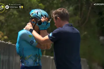 De Tour is bikkelhard: tranen met tuiten bij Lutsenko na opgave, ook Gaviria en Bennett stoppen ermee