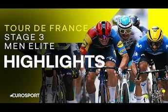 🎥 Samenvatting etappe 3 Tour de France: Afrika juicht, Pogacar staat geel met een lach af in sprintetappe
