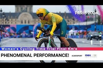 Video | Australia's Grace Brown wins individual time trial gold at Paris Olympics