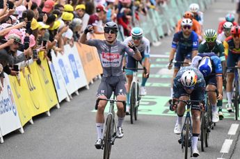 Jasper Philipsen wint sprint der stervende zwanen in Pau na 165 kilometer dolle en volle bak koers