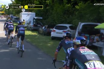 Sprint stage won by Girmay in the Tour de France, overshadowed by Roglic's harsh crash