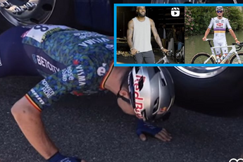 Why is Van Aert doing push-ups before a tough mountain stage? And what does Van der Poel have to do with LeBron James?