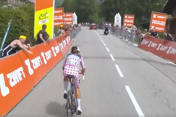 Ghekiere "was dead" after sprints for mountain points, but wins "just like that" at Grand-Bornand: "Think I'm dreaming"