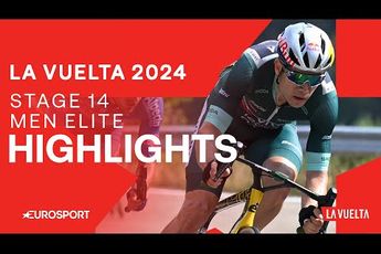 🎥 Samenvatting etappe 14 Vuelta a España 2024: Van Aert kan ook een keertje NIET winnen!