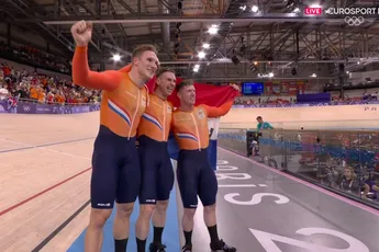Magistraal goud voor Lavreysen, Hoogland en Van den Berg in krankzinnig en historisch wereldrecord