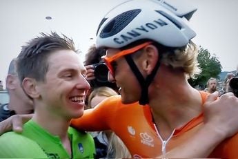 From world champion to world champion: this is what Van der Poel said to World Champion successor Pogacar during little chat