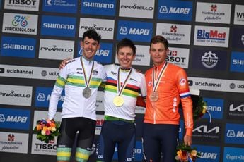 Pogacar, Van der Poel en... 'happy guy' O'Connor! 'Dat was een lekker momentje, in goed gezelschap'