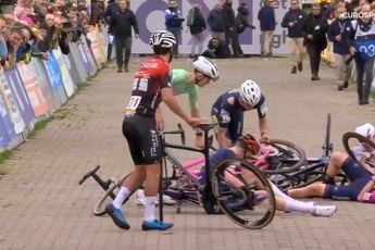 🎥 What a terrible crash in Ruddervoorde! Kamp suffers new blow after incident with Iserbyt