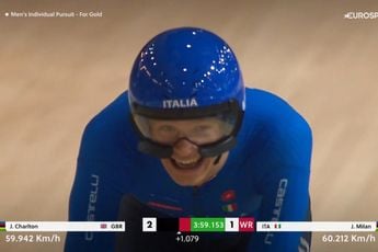 What an insane time! Jonathan Milan breaks opponent's world record in Individual Pursuit finals