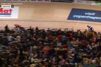 🎥 Veel te zware versnelling? Yakovlev komt er in bizarre sprint tegen Hoogland niet aan te pas