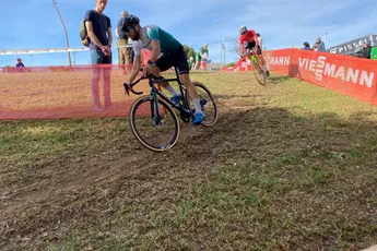 Nieuwenhuis probeerde Van der Poel en Van Aert een beetje te volgen, maar weet: 'Dit was het best mogelijke resultaat'