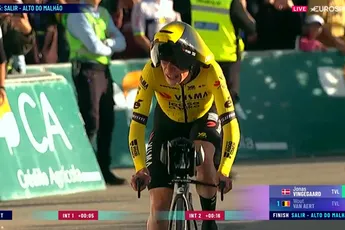 Vingegaard wint Ronde van de Algarve na ijzersterke tijdrit, Van Aert tweede en Christen valt van eindpodium