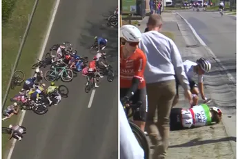 Medisch bulletin Ronde van Vlaanderen: Picnic PostNL zwaar getroffen, Longo Borghini in ziekenhuis na nare crash