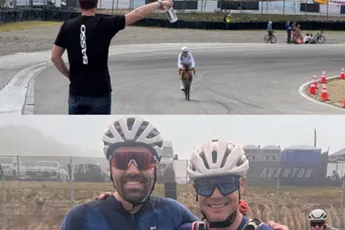 Dumoulin en Moonen finishen bij de laatsten in gravelrace in Californië, maar: 'Gelukkig was Tom er'