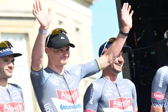 Van der Poel legt uit wat de bedoeling in Dauphiné zijn, met pols en al: 'Fit genoeg om competitief te zijn'