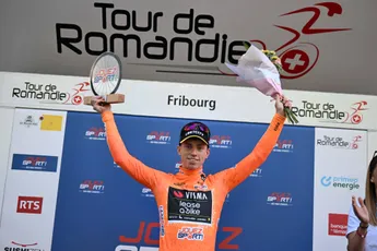 Brennan tempert hype bij Visma | Lease a Bike: 'Ik ben Matthew Brennan, niet Wout van Aert – maar word ik zó goed...'