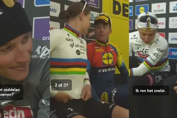 🎥 Achter de coulissen: dit bespraken Pogacar, Kopecky, Van der Poel, Ferrand-Prévot, Pedersen en Lippert