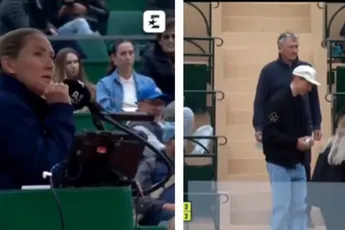 🎥 Tadej Pogacar en partner Urska Zigart houden zich niet aan ongeschreven tenniswet, Frans publiek joelt hen uit