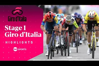 🎥 Samenvatting etappe 1 Giro d'Italia 2025: Kijk terug hoe Pedersen en Van Aert erom gingen sprinten