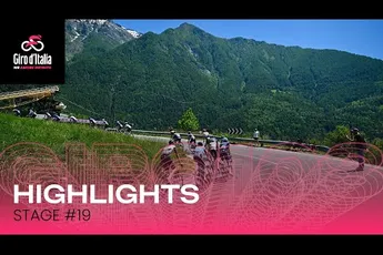 🎥 Samenvatting etappe 19 Giro d'Italia 2025: Prodhomme zegeviert, duel Carapaz-Del Toro voorproefje voor zaterdag?