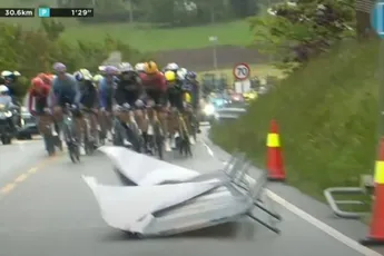 Regen en wind maken van openingsrit in Noorwegen chaos: 20-jarig talent wint, Brennan en Del Grosso komen net te laat