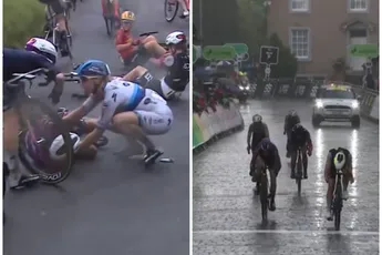 Horrorweer eist slachtoffers in Tour of Britain: Faulkner verliest leiding na 2 crashes, Ferguson zegeviert na bizarre koers