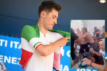 De allermooiste nationale kampioen komt uit Italië: clubrenner zorgt voor stunt van het jaar, ploeg explodeert