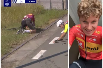 Abrahamsen zit dag na zware crash alweer op de fiets, Uno-X deelt hoopvol nieuws richting Tour de France