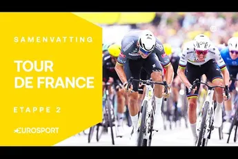 🎥 Samenvatting etappe 2 Tour de France 2025: Van der Poel maakt favorietenrol (en gele droom) nog eens waar