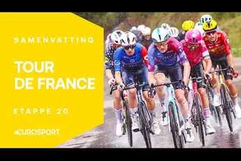 🎥 Samenvatting etappe 20 Tour de France 2025 | 'Sprinter' Groves soleert weg van Van den Broek en Eenkhoorn