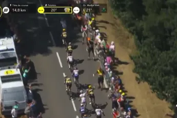 🎥 Na voedingszone-clash tussen Pogacar en Jorgenson zagen we zondag juist een heel sportief moment tussen beide ploegen
