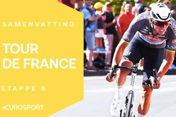 🎥 Samenvatting etappe 9 Tour de France 2025: Van der Poel komt maar nét tekort voor absolute megastunt