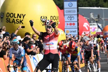 Turner wint derde etappe Ronde van Polen, die alleen maar voor spek en bonen is na neutralisatie door late valpartij