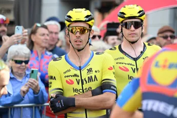 Laporte namens Visma | Lease a Bike voor het eerst in jaar op podium: 'Met fortuin had er iets meer ingezeten'
