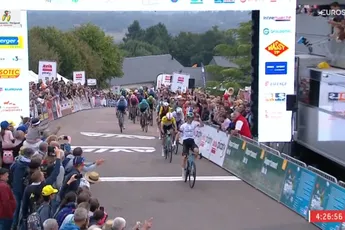 Paul Lapeira schiet ook raak in lastige aankomst etappe 3 Tour du Limousin, Franse landgenoot Costiou blijft leider