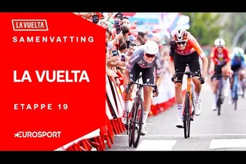 🎥 Samenvatting etappe 19 Vuelta a España 2025: Voorlaatste sprintkans kende een venijnig slot