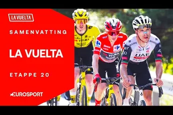 🎥 Samenvatting etappe 20 Vuelta a España 2025: Visma | Lease a Bike laat zien wie de beste is