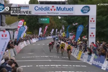 Ondertussen, buiten Rwanda: magistraal 1-2'tje Kooij en Brennan, Kogut klopt Groenewegen en Scaroni wint in Italië