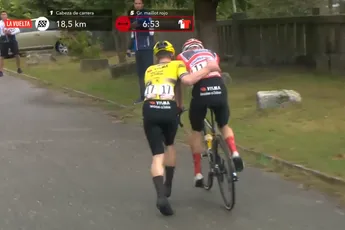 🎥 Uitgelachen in Tour 2022, maar Visma | Lease a Bike maakt drie jaar later indruk met fietswissel Vingegaard in Vuelta